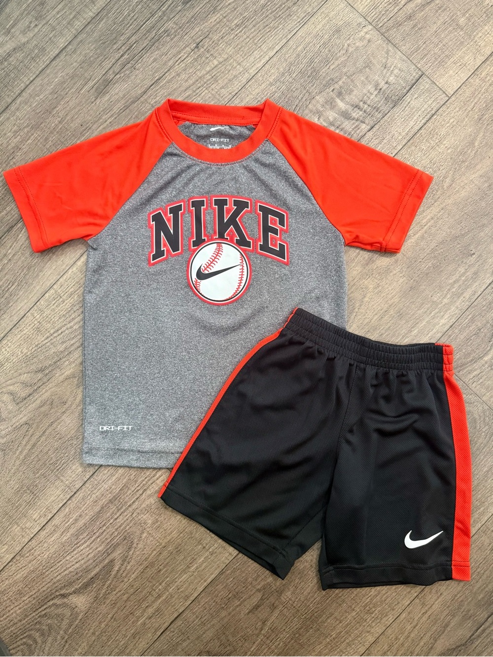 Boys Nike Baseball Shorts Set
